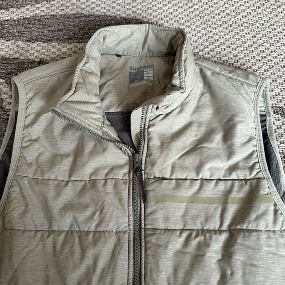 Shimano Mens Gray Transit Full Zip Vest‎ Size L - Picture 4 of 6